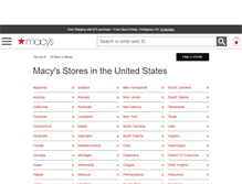 Tablet Screenshot of l.macys.com